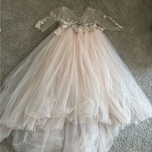 Elegant Pink Kids Dress